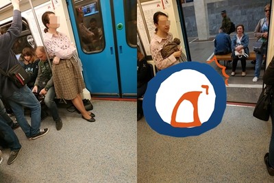 列車上求讓座被拒　她「撩裙脫內褲」怒罵男乘客：人家是女生！