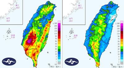 快訊／15縣市豪大雨特報！丹娜絲撲日韓「南海低壓水氣更多」降雨熱區出爐