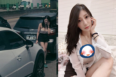 網模國道追撞「深V馬甲」成最美風景　爆紅自嘲…女神愛車意外曝光