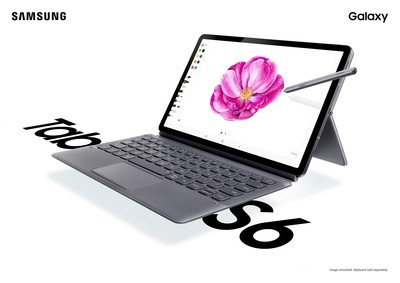 快訊／三星新平板Galaxy Tab S6登場　S Pen藏在背後還可無線充電