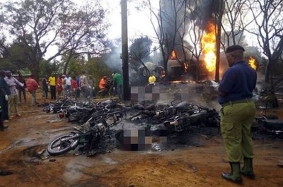 快訊／坦尚尼亞油罐車爆炸…至少57死　殘骸中可見焦屍