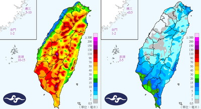 北北基12縣市大雨特報「全台連下2天防致災降雨」　白鹿颱風最快周三恐生成