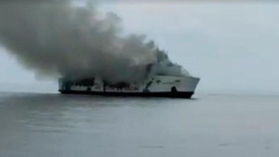 印尼渡輪海上起火 245人獲救30人仍失蹤