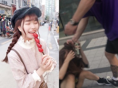 歐巴氣炸:她叫我照鏡子! 當街拖行網紅正妹⋯辯稱「我只有拉頭髮」
