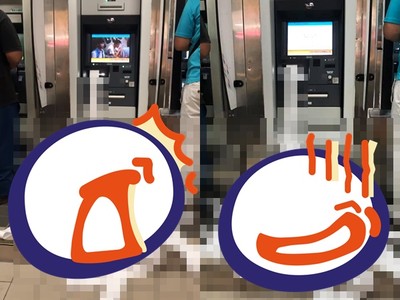 提款機狂吐Ｏ！他目擊傻眼「慢慢等」疊到小腿高：快吐1000塊啦！