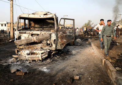 炸彈卡車「轟天引爆」毀阿富汗首都！至少16死119傷　塔利班宣稱犯案
