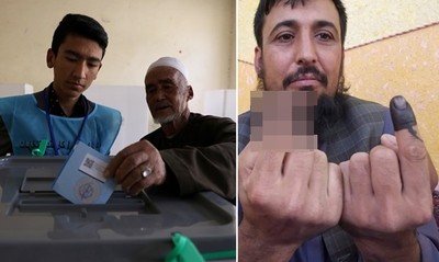 塔利班狂炸…阻撓總統大選　38歲商人「被剁掉手指」也要投票！