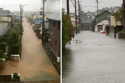 哈吉貝暴風圈觸日！千葉出現龍捲風毀建物、靜岡雨量350mm多處淹水