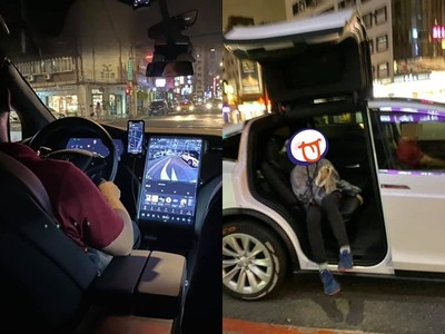 花108元坐到300萬神車！他看「特斯拉 Model X」開雙翼現身傻眼