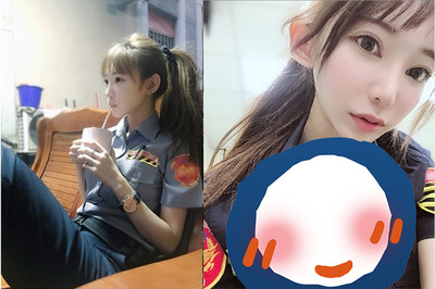 「最正馬尾女警」新衣曝光！胸前沒黏好「露邪惡陰影」　雙臂高舉曬娜美身材