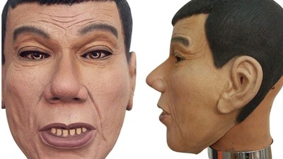 亞馬遜販售杜特蒂面具　菲國總統府：希望可以嚇阻犯罪