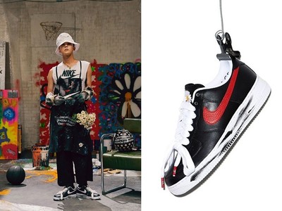 GD X NIKE AF1未上市先轟動　南韓限定「紅勾」版本　二手收購價破10萬元