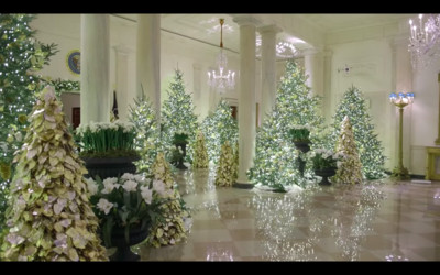 白宮聖誕主題「美國精神」　梅蘭妮亞向致敬傳統！