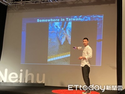 蔡詩芸產前20天現身 王陽明「暖護孕妻9月肚」TED開講噴父愛