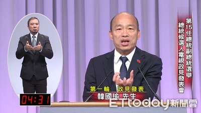 韓國瑜政見會提「肺腺癌死亡激增」陳時中批：數字沒有認真讀