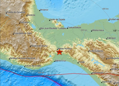 快訊／墨西哥規模5.0地震「震感強烈」！　深度20公里