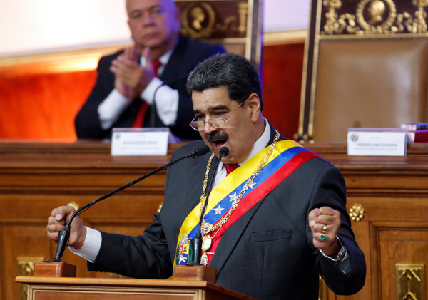 ▲委內瑞拉總統馬杜洛（Nicolas Maduro）。（圖／路透）