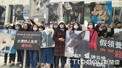 苗栗叔姪殺犬案一審判無罪！今二審開庭　50動保人士舉起「人神共憤」抗議