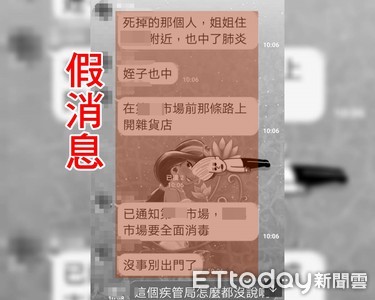 「死掉那個人姐姐住...」亂傳新冠肺炎疫情　彰化2男女被起訴