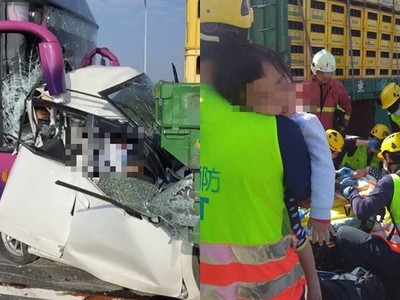 遊覽車夾殺35歲媽亡！3秒奪命消防落淚…最後畫面曝：根本沒煞車