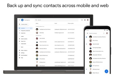 Google Contacts通訊錄App更新功能　可備份和同步保存手機的通訊錄！