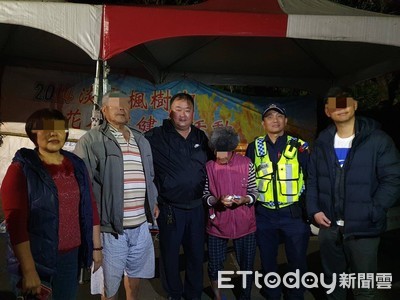 木蓮花園區深夜黑影竄…燈一照驚見失智婦　警熱心聯繫助返家