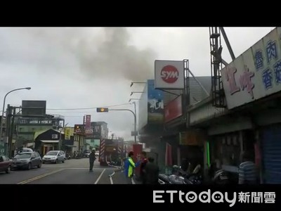 宜蘭五結加油站旁民宅大火！濃濃黑煙猛竄…消防4分隊出動救災