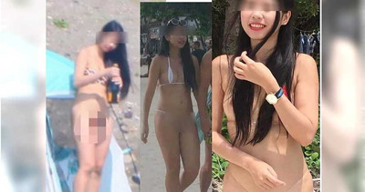漁光島野戰女主角找到了?網驚爆是「一條線」比基尼辣妹