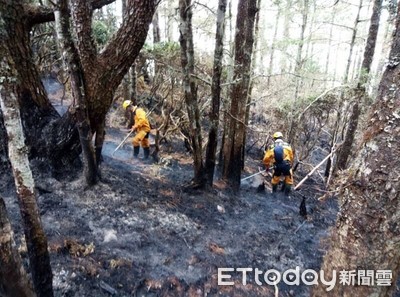 黑鷹出動13架次！空中地面6天奮力搶救　玉里林班地林火終撲滅