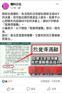 糊塗法官判決書連出現「我覺得滿難」　網友造句狂諷司法...桃院說話了