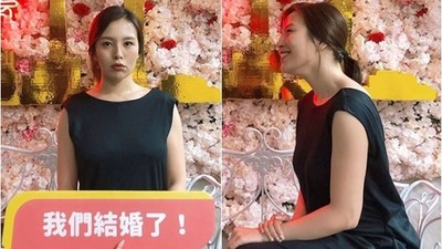 劉品言突PO「我們結婚了！」　經紀人幫拍照背景冒「囍」真相曝光