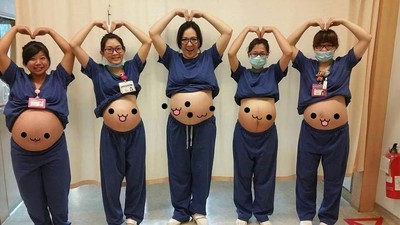 媽媽加護理師＝雙倍偉大！「5孕婦」堅守ICU…網友暖哭：母親節快樂