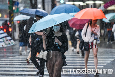 今午後防大雨！周二起「全台4天注意劇烈天氣」　滯留鋒再襲雨最大時間曝