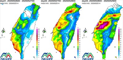 台灣入梅了!鋒面「雷雨彈」3天橫掃北→南 最猛降雨時間點出爐