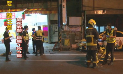 台中26歲男酒駕載2妹！遇警加速逃撞3車1死2傷　目擊者：計程車都飛走了