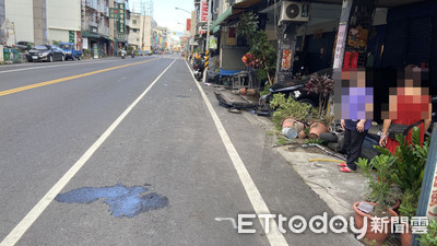 影／屏東男站騎樓等朋友...下秒遭撞飛亡！　肇事男下車冷看10秒逃逸