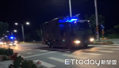 台東市區驚見「天弓三型飛彈」車隊！網曝：聽到直升機預備的聲音