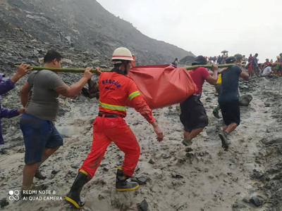 緬甸玉石場崩塌113人死亡、54傷者急送醫　採集途中遭吞噬傳掩埋多人