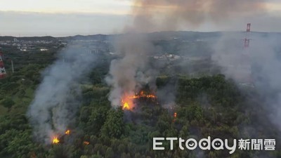 通霄山林大火延燒10公頃！疑農民整地遺留火種引起…警消忙翻天