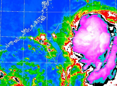 哈格比還會增強變胖不排除陸警　北北基11縣市豪大雨特報！今整天風雨最劇