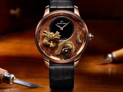 愛馬仕300萬暴龍錶有漫畫感　Jaquet Droz以金雕秀東方龍