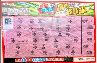 買5張200元刮刮樂就中200萬！他興奮PO文　網驚關鍵「77號在七夕開獎」