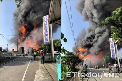 快訊／台中塑膠工廠火警！「巨型焦黑濃煙」狂竄　警消灌救中