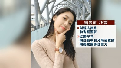 甜美女警大數據破毒工廠！高挑外型超吸睛…學長直呼：陳庭妮