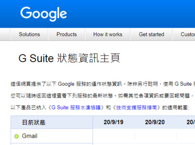 美國Google服務當機 最新修復狀況看這裡