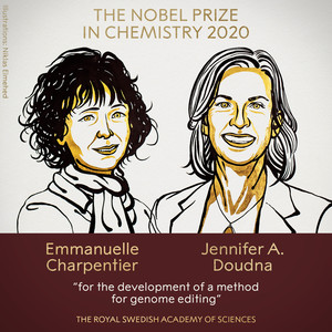 快訊／諾貝爾化學獎出爐！法國、美國女學者共享殊榮