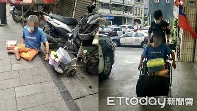 截肢男躺金山老街行乞！熱心警上前協助　竟查出他「真實身分」