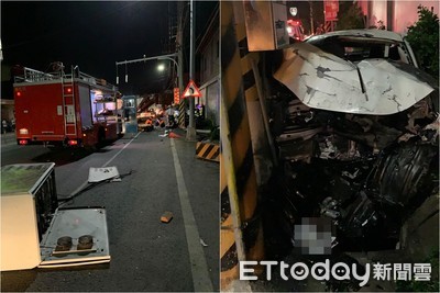 20歲男深夜載5人開車狂飆…「彎道自撞」意識模糊！後座4少年全骨折