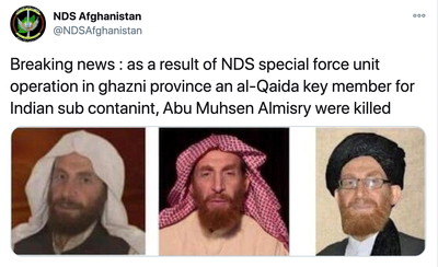 蓋達「高階領袖」遭阿富汗軍方擊斃！組織第二把手…FBI列頭號要犯