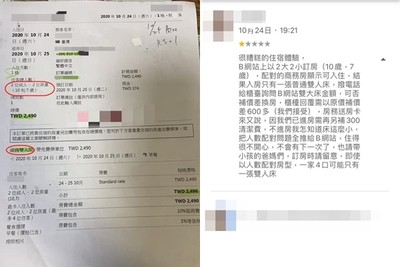 4人訂雙人房！女奧客整間弄亂：給我免費換房　旅館慘收負評